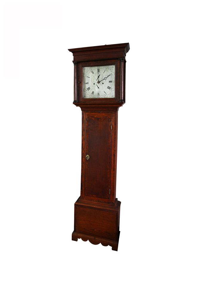 Slaapzaal legaal huiswerk Antieke Engelse staande klok met belslag kopen
