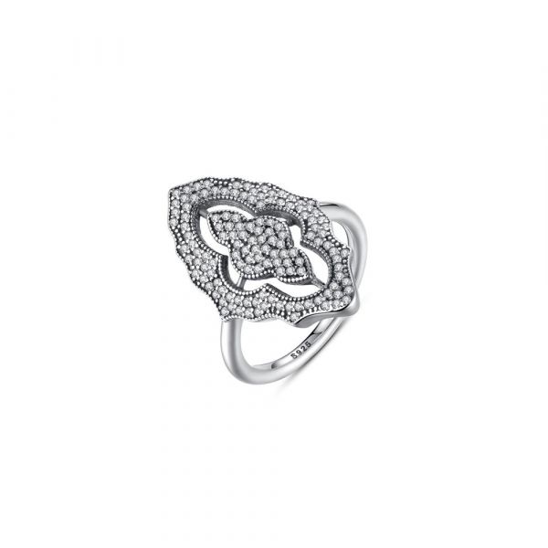 Pandora sparkling lace deals ring