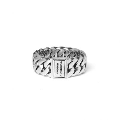 Buddha to Buddha Chain Small zilveren ring, 541-16 Zilver Buddha to Buddha