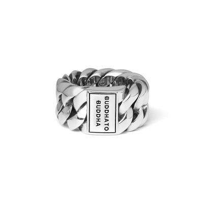 Buddha to Buddha zilveren Chain Heritage ring, 500-19 Zilver Buddha to Buddha