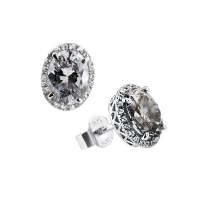 Diamonfire zilveren oorbellen met zirkonia, 806.0053.00 Zilver Diamonfire