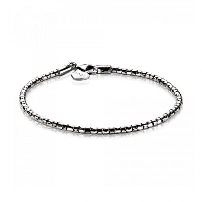 Zinzi zilveren fantasie armband 19,5 cm., ZIA1129A Zilver Zinzi