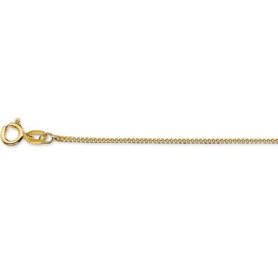 Rikkoert geelgouden gourmet ketting 40 cm. Goud Rikkoert Huiscollectie