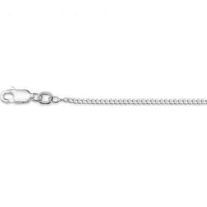 Rikkoert zilveren ketting met gourmet schakel 60 cm. Zilver Rikkoert Huiscollectie