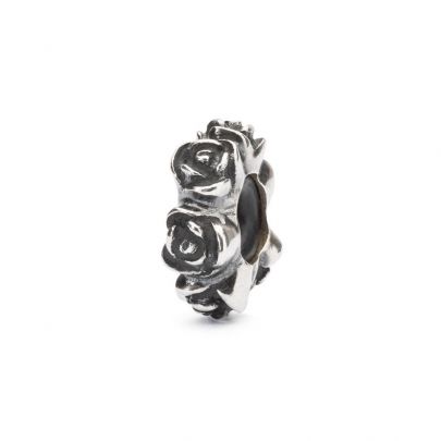 Trollbeads zilveren stopper Roos, TAGBE-20186 Zilver Trollbeads