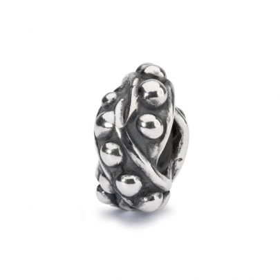 Trollbeads zilveren stopper met knopjes, TAGBE-20185 Zilver Trollbeads