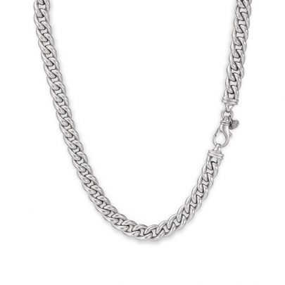 Monzario zilveren gourmet ketting 46 cm., ARG 178C Zilver Monzario