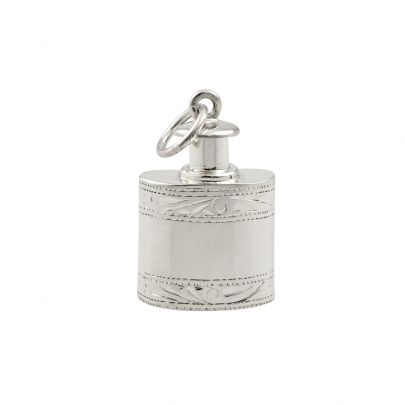 Zilveren miniatuur parfumflesje Zilver Rikkoert Huiscollectie