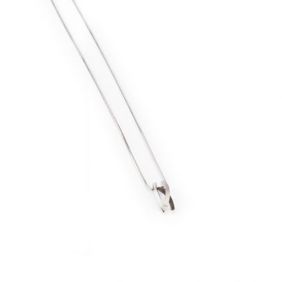 YO Design zilveren Memo Black ketting met hanger 45 cm., T0946 Zilver Edelstaal YO Design