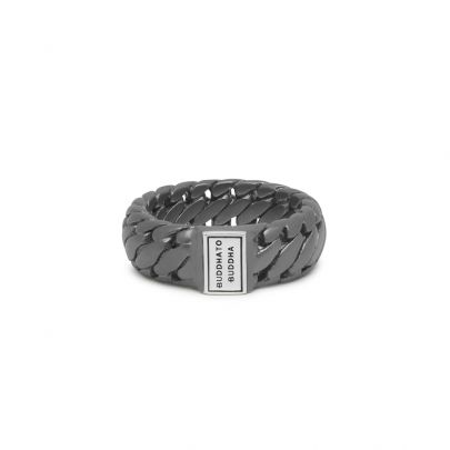 Buddha to Buddha Ben Small Black Rhodium zilveren ring, 542BRS-20 Zilver Buddha to Buddha