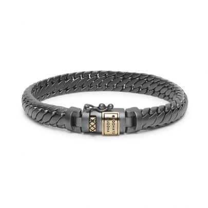 Buddha to Buddha Ben XS Black Rhodium Gold armband 19 cm., J070BRG E Zilver Buddha to Buddha