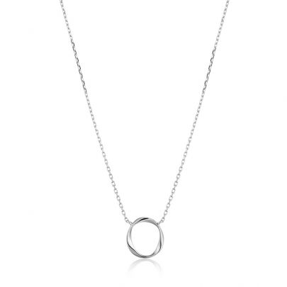 Ania Haie zilveren Swirl ketting 40 - 45 cm., N015-02H Zilver Ania Haie