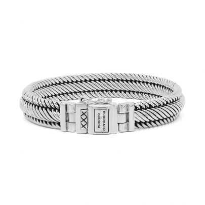 Buddha to Buddha Edwin XS zilveren armband 21 cm., J155 F Zilver Buddha to Buddha