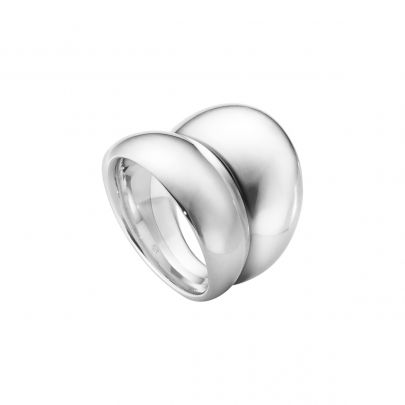 Georg Jensen zilveren Curve ring, 20000023 Zilver Georg Jensen