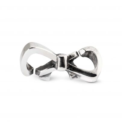 X Jewellery zilveren link strik, XAGBE-50004 Zilver X Jewellery