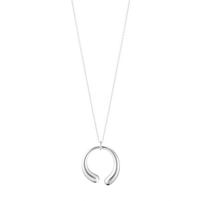 Georg Jensen zilveren Mercy ketting met hanger 90 cm., 10015343 Zilver Georg Jensen