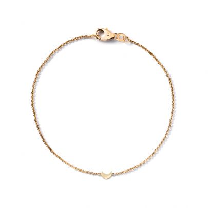 Miss Spring geelgouden armband met maantje, MSA158GG Goud Miss Spring