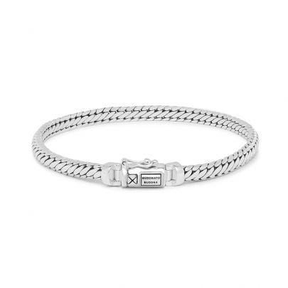 Buddha to Buddha Ben Mini zilveren armband 17 cm., J101 C+ Zilver Buddha to Buddha