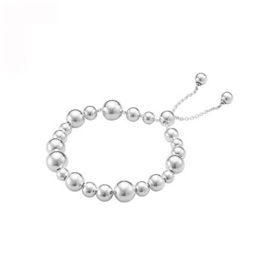 Georg Jensen zilveren Moonlight Grapes armband 14,5 - 21,5 cm., 20000728 Zilver Georg Jensen