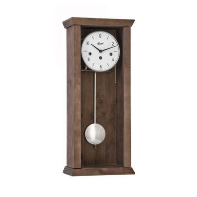 Hermle moderne noten houten regulatur met westminster slagwerk, 71002-030141 Noten / Mahonie Hermle