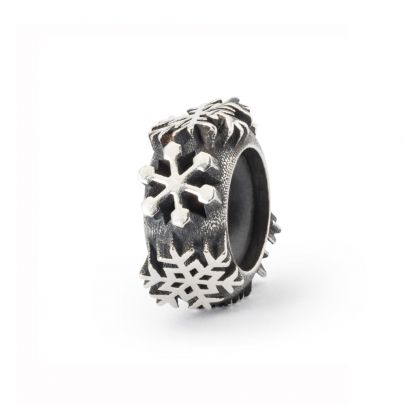 Trollbeads zilveren stopper Sneeuwstopper, TAGBE-20253 Zilver Trollbeads