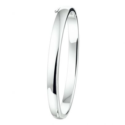 Rikkoert zilveren slavenarmband 60 mm. Zilver Rikkoert Huiscollectie