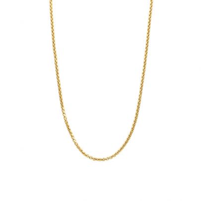 Ti Sento goud op zilveren ketting 40 - 45 cm. Zilver Verguld zilver Ti Sento