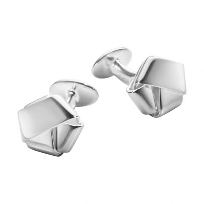 Georg Jensen Fold manchetknopen, 10016946 Zilver Georg Jensen