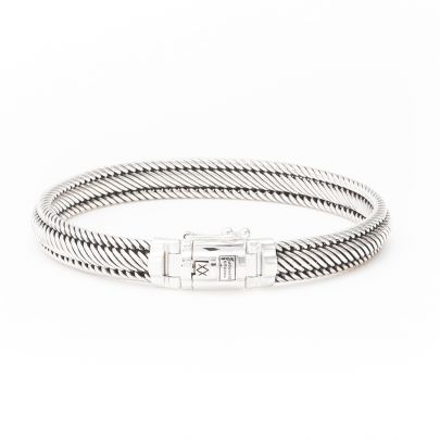 Buddha to Buddha Edwin Mini zilveren armband 19 cm., J263 E Zilver Buddha to Buddha