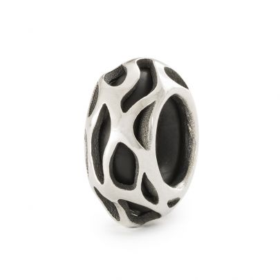 Trollbeads zilveren stopper Minuscule rimpelingen, TAGBE-10283 Zilver Trollbeads