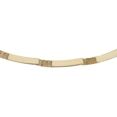 Finish geelgouden schakelketting 45 cm., Finland ca. 2000 Goud