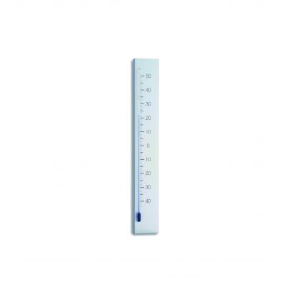 Witte buiten thermometer