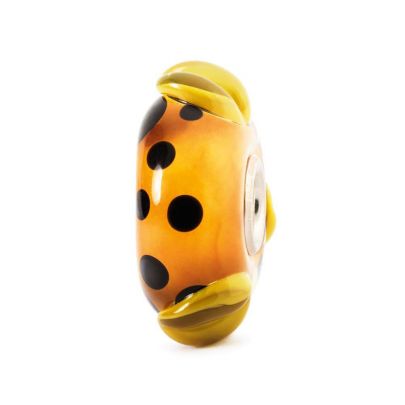 Trollbeads zilveren bedel Oranje cocon, 61477