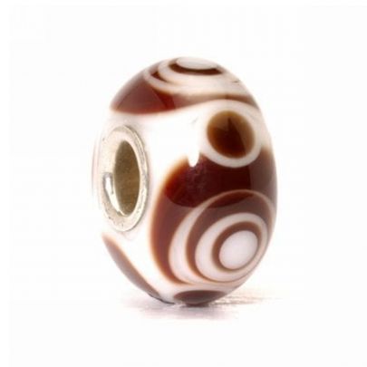 Trollbeads zilveren glaskraal Carly, 61344