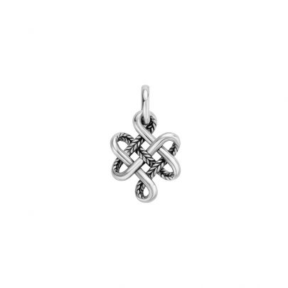 Buddha to Buddha zilveren Endless Knot XS hanger