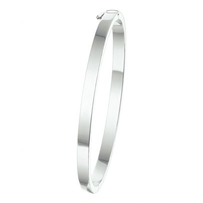 Rikkoert zilveren slavenarmband 60 mm. Zilver Rikkoert Huiscollectie