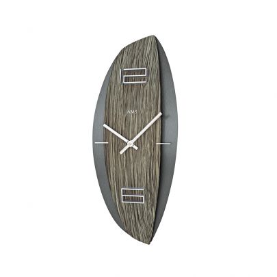 AMS moderne wandklok met quartz-uurwerk, 9600, 9600