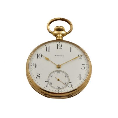 Zenith geelgouden heren zakhorloge, Zwitserland ca. 1900