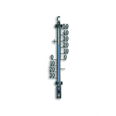 TFA zwarte kunststof thermometer