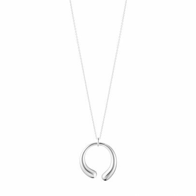 Georg Jensen zilveren Mercy ketting met hanger 90 cm., 10015343