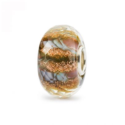 Trollbeads glasbedel Zon & aarde, TGLBE-30081