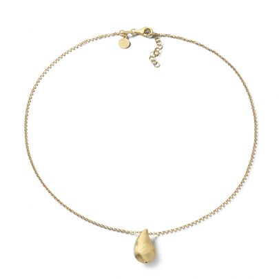 Casa Jewelry goud op zilveren Drop Satin ketting 38 - 43 cm., TC.1503.00