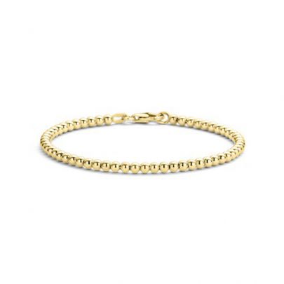 Casa Jewelry goud op zilveren Pepper armband met bolletjes 18 - 20 cm., TA.0005.00