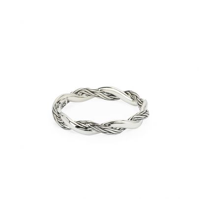 Buddha to Buddha zilveren Katja Twist Stacking ring, 346 17 Zilver Buddha to Buddha