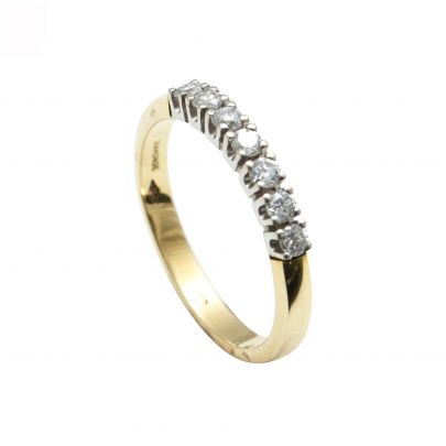 R&C geelgouden Carole ring met diamant, RIN1705-7 Goud RC